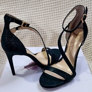 Never worn Jessica Simpson Emerald Shrunken Mtlc Sprkle